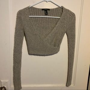 Forever 21 Long sleeve wrap top